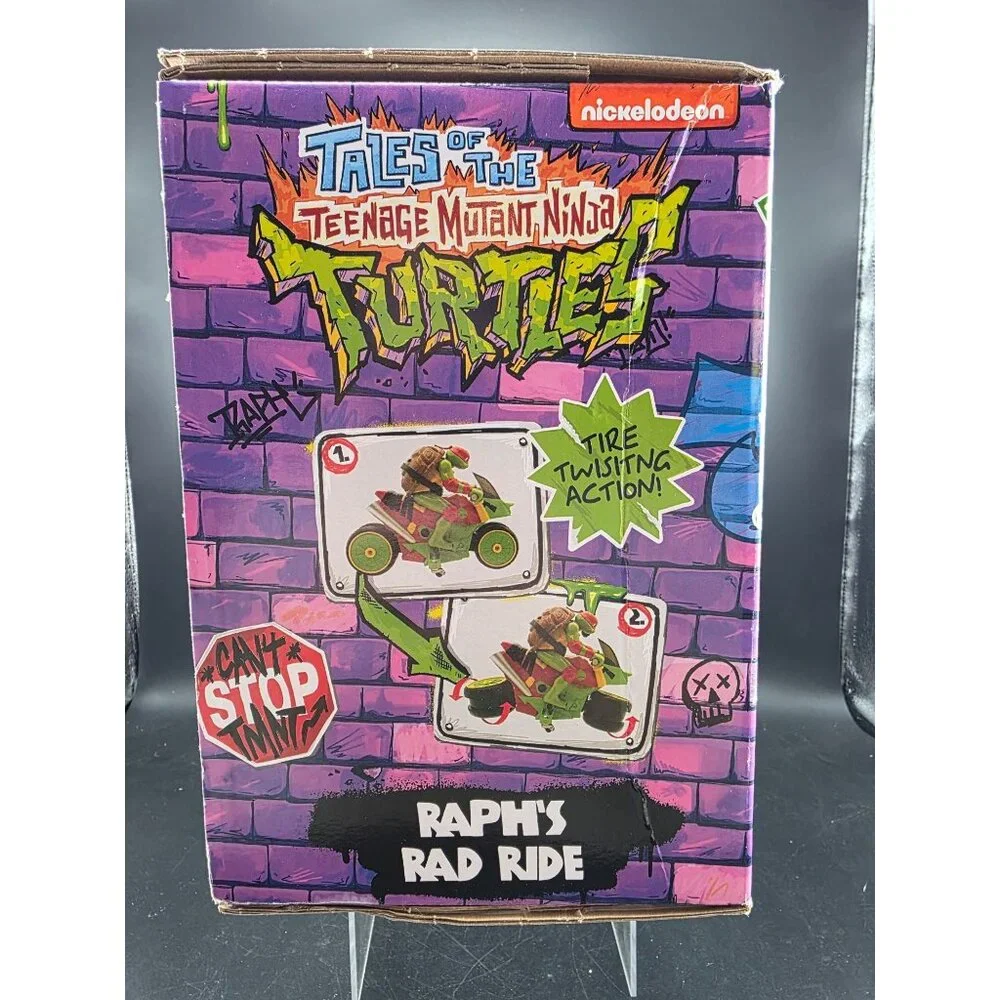 Teenage Mutant Ninja Turtles Tales Remote-Control Raphs Rad Ride Toy 2.4GHz
